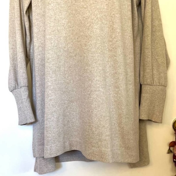 ANTHRO OATMEAL BEIGE MAEVE COWL NECK TUNIC TOP SIZE XL - Picture 5 of 12